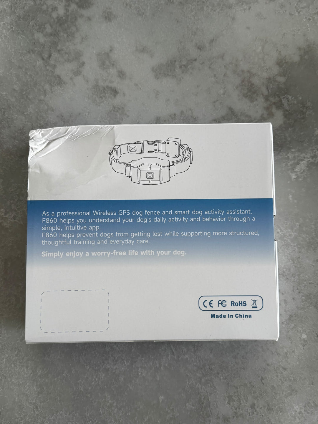 GPS raadiopiire vabalt seadistatava alaga F860 Patpet (VIGANE PAKEND)