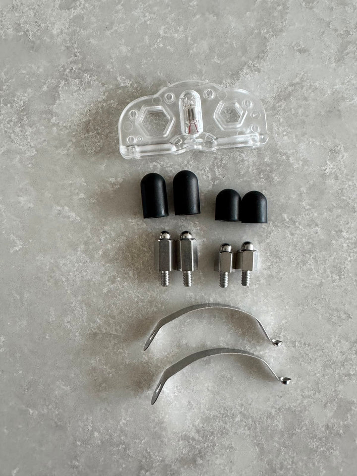 Kontaktvarraste komplekt elektroonilisele kaelarihmale (2 osaline)