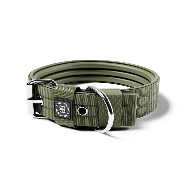 Pandlaga kaelarihm Bullybillows 4cm khaki