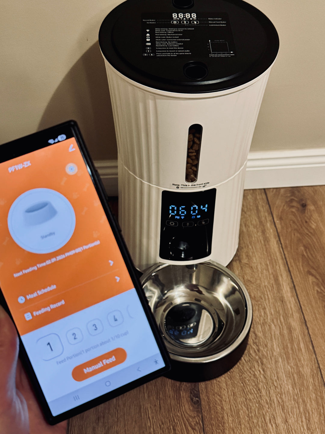 Automaatne söötja koerale/kassile PF01 WiFi Patpet