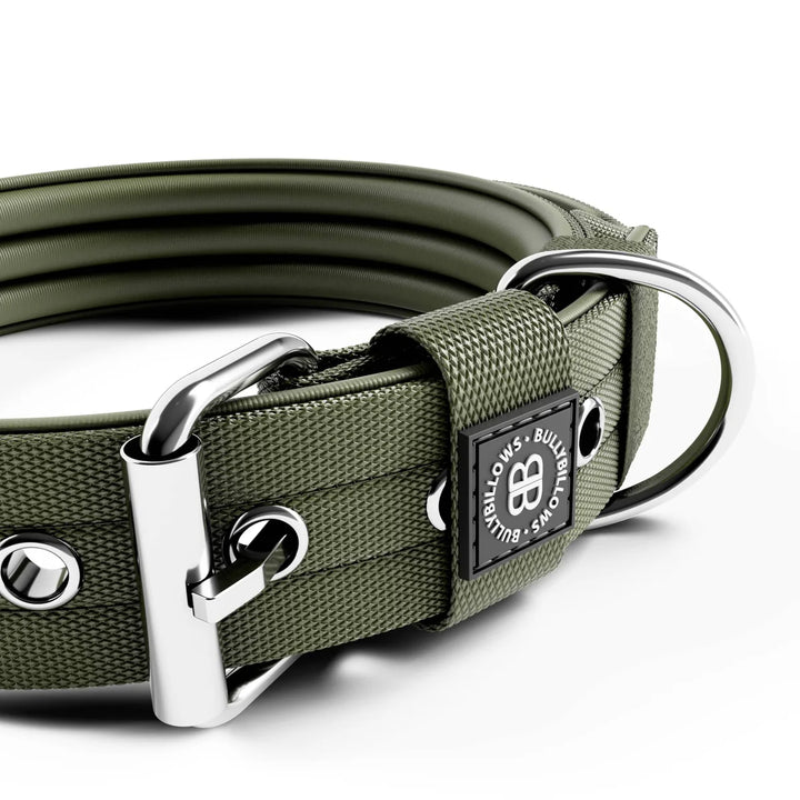 Pandlaga kaelarihm Bullybillows 4cm khaki