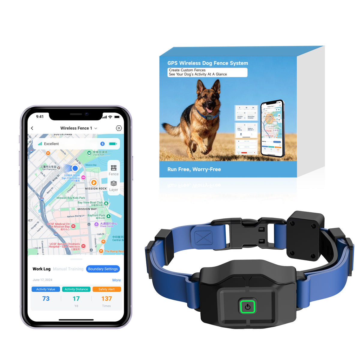 GPS raadiopiire vabalt seadistatava alaga F860 Patpet